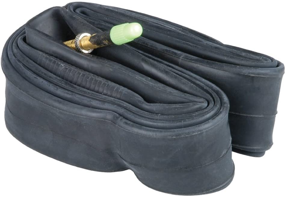 Prophete 133 Inner Tube 28 x 1.75 x 2 Inches with Dunlop Valve and Puncture Protection Black, 28 inches