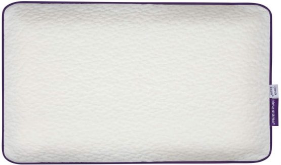 Clevamama ClevaFoam Pram Cushion, Prevent Flat Head Syndrome, Breathable, for 0 to 6 months - White, 20x30 cm - Image 2