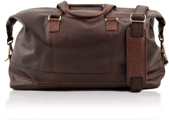 Lakeland Leather Keswick Real Leather Weekend and Overnight Holdall Duffle Bag - Image 3
