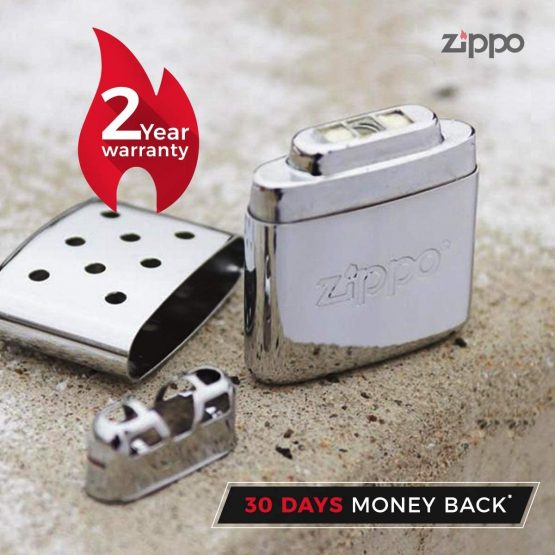 Zippo 12 Hour Refillable Hand Warmer | Portable, Refillable, Odorless | Works with Zippo Lighter Fluid | Includes easy fill technology, 2.5X more heat than disposables | Perfect for Camping, Fishing - Image 4