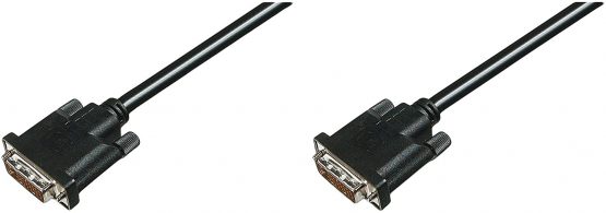 DIGITUS 2.0m 24+1 DVI Maleto 24+1 DVI Male Connection Cable - Black