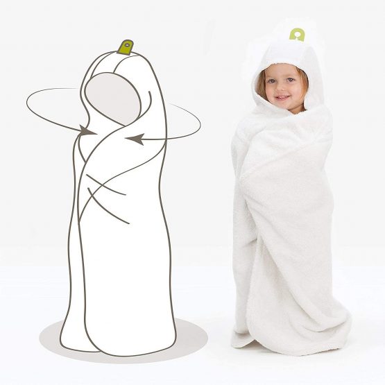 Puj Big Hug - Premium Fitted Towel (White) - Image 2