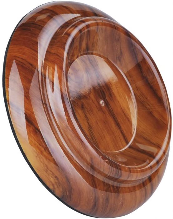 Set of 4, Upright Piano Pad Mats ABS Plastic Piano Caster Cups Gripper, 300kg Load Bearing Sturdy Durable, Rose Wood Grain - Image 4