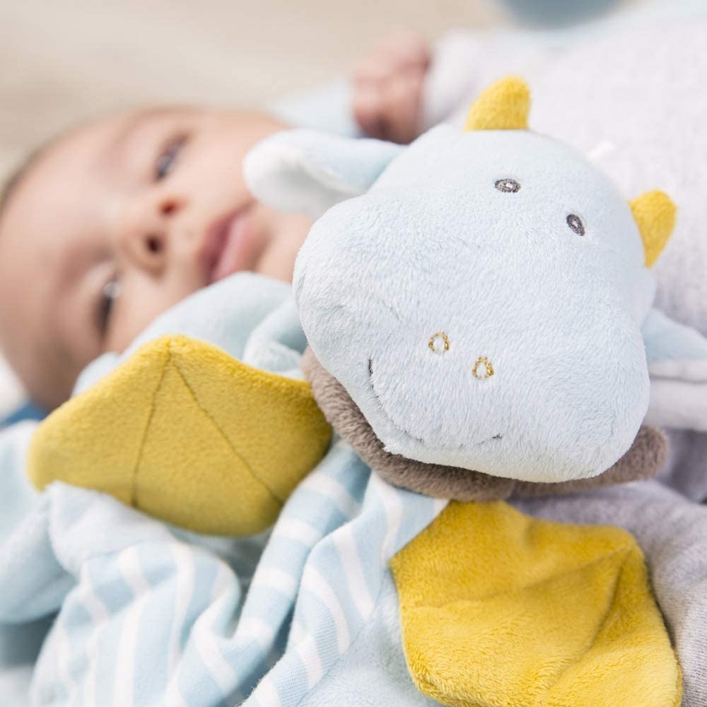 Fehn 065077 Dragon Deluxe Cuddle Blanket, Comforter Blanket with Fastening Ring for Pacifier - Image 3