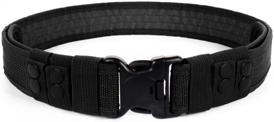 LUUFAN Military Tactical Belt Security Gear Adjustable Heavy Duty Belt with Quick Release Buckle for Outdoor Activity