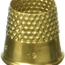 Lacis Open Top Tailor's Thimble Size 19 mm, Acrylic, Multicolour, 1.82x5.08x13.97 cm