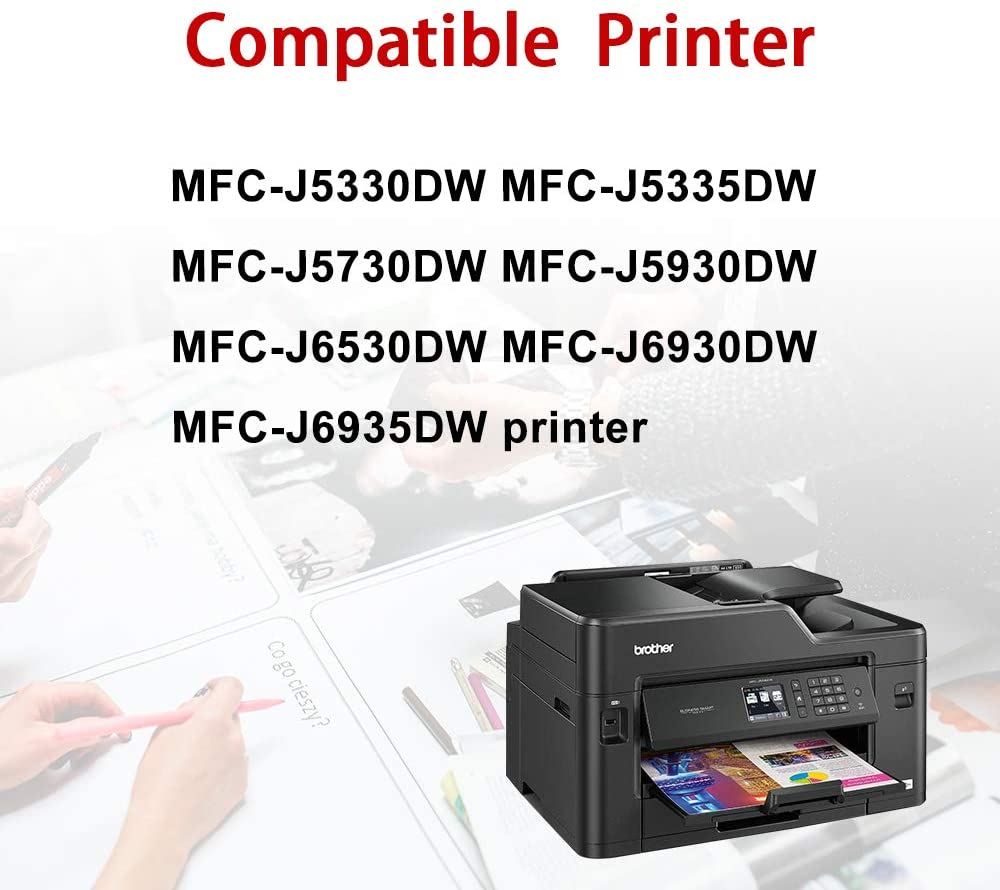 KINGWAY LC3219XL Ink Cartridges 4-Pack, Replacement for Brother LC3217 Ink Cartridges Multipack - Image 4