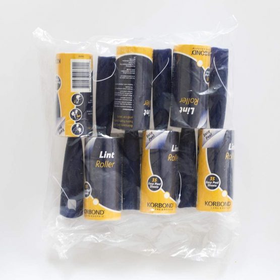 Korbond 6 Pack of 5m Lint Rollers – 210 Sticky Easy Peel Paper Sheets– Suitable for ALL FABRIC TYPES - Image 2