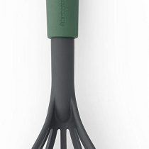 Brabantia Tasty+ Bake & Mix - Whisk with Draining Spoon for Stirring, Beating, Frothing, Mixing (Honey Yellow) Non-Stick, High Grade Nylon, Dishwasher Safe