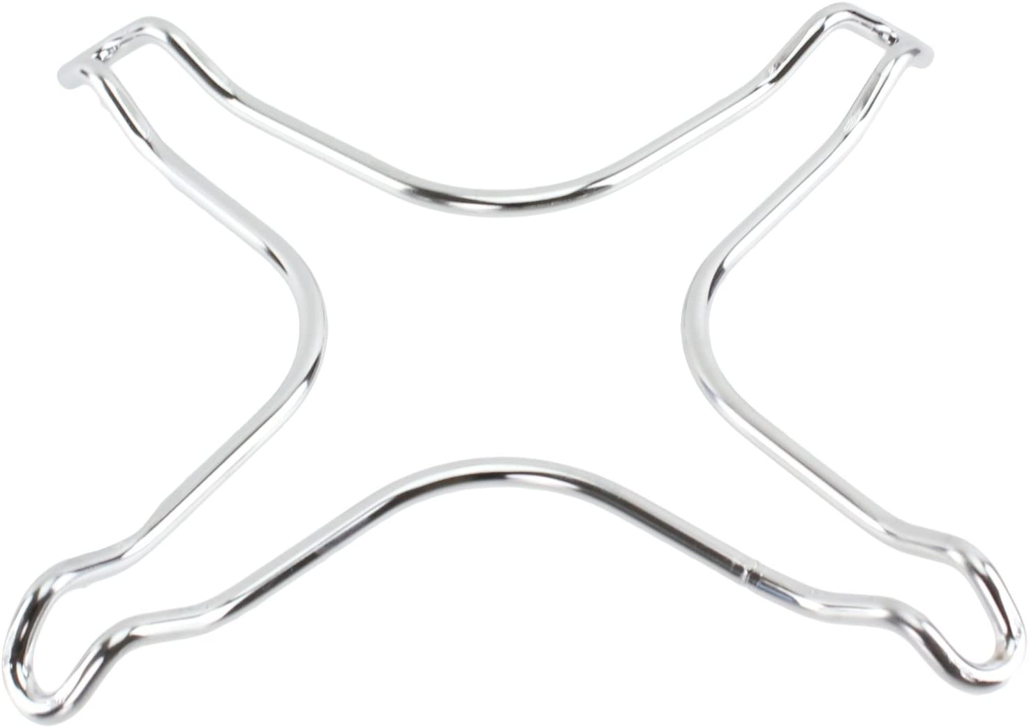 SPARES2GO Universal Gas Hob Pan Support Moka Trivet Stand (Small 130mm), Silver