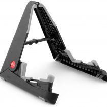 TIGER GST63-BK A-Frame Guitar Stand Portable Foldable Guitar Stand for Electric, Acoustic, Classical and Bass Guitars Black