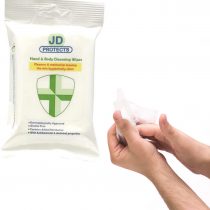 JD Protects Hand & Body Cleansing Wipes Alcohol Free