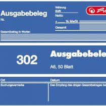 Herlitz Ausgabebeleg A6 – 50 Sheets – 1 x Pack of 20