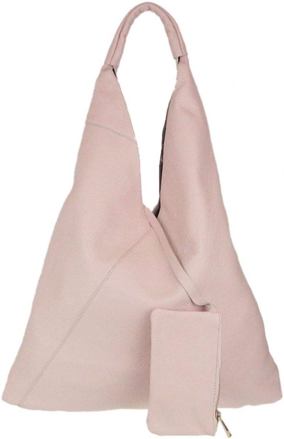 Girly HandBags V Shape Genuine Top Handle Bag - Image 3