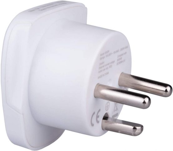 Denmark DK, Greenland Adapter Travel Type K Plug to UK, US USA American, AUS Australia, EU Europe European, Asia, China, Thailand, Ireland Adaptor Universal Worldwide Socket International 3 Pin Prong - Image 3