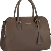David Jones - Women's Bugatti Handbag - Top Handle Faux Leather Bag - Tote Shoulder Crossbody Bag Multiple Compartments Pockets - Ladies Shopper Elegant Shopping Bag Satchel