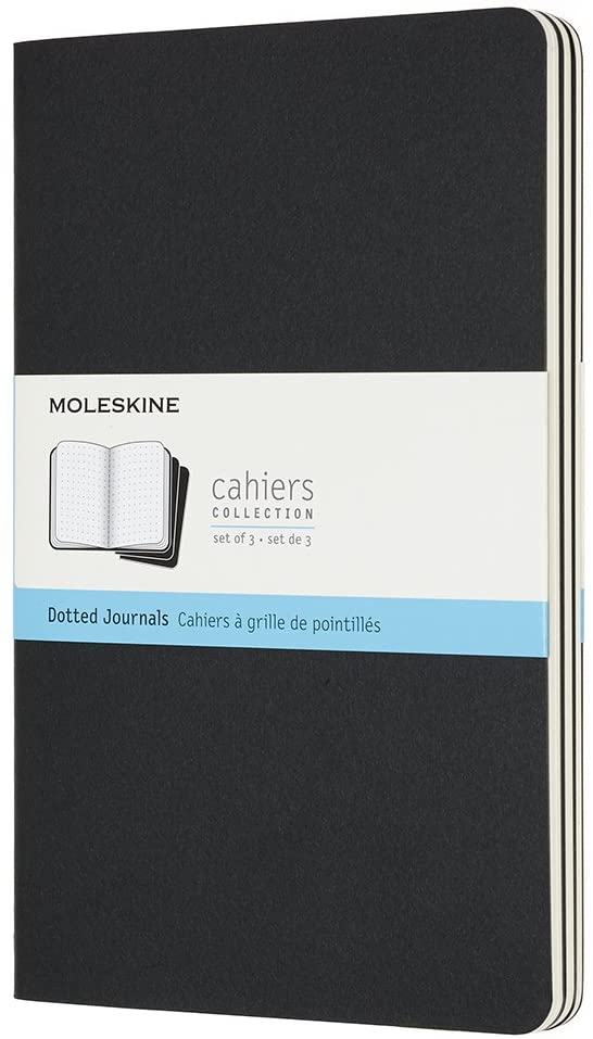 Moleskine Cahier Journals Large Dot Black