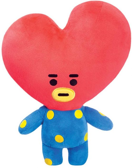AURORA BT21 Official Merchandise, TATA Soft Toy, Medium, 61319, Blue and Red