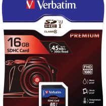 Verbatim 43962 16GB SecureDigital Class 10 SDHC Card