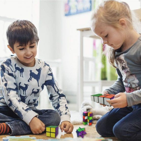 Euclidean Cube Star Cube Magic Cube Set,Transforming Cubes Magic Puzzle Cubes for Kids and Adults - Image 4