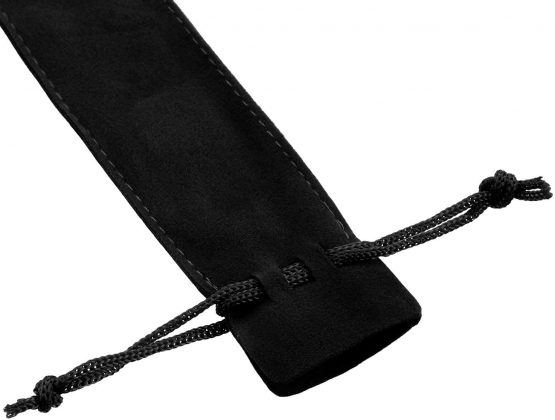 50 Pieces Pen Pouch Velvet Drawstring Pen Bag Velvet Case Pencil Bag for Pen and Pencil (Black) - Image 3