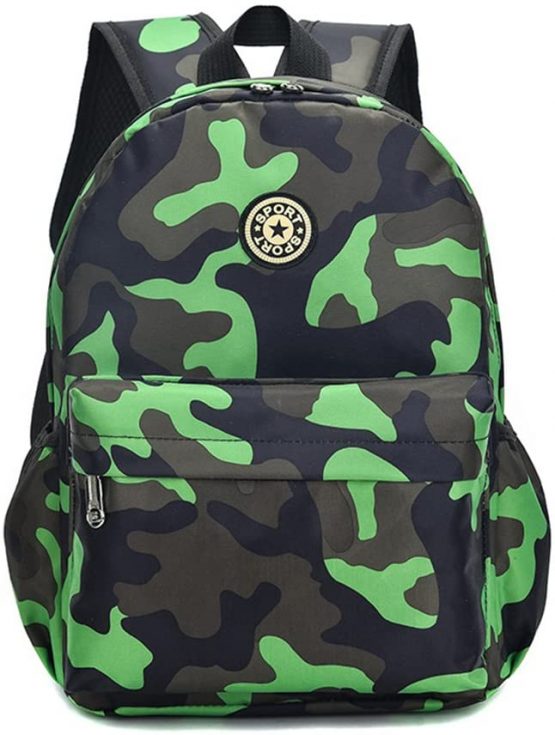 Estwell Kids Boys Girls Camouflage School Backpack Children Primary Schoolbag Book Bag Waterproof Nylon Rucksack Casual Daypack