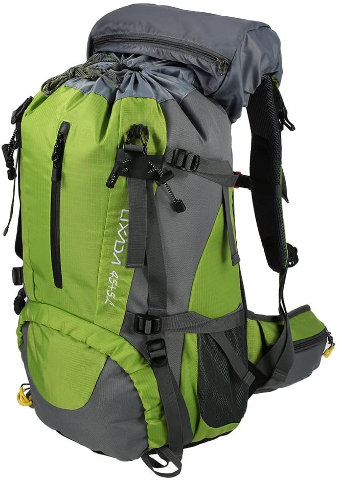 Lixada Hiking Backpack 50L Waterproof Lightweight Trekking Rucksack for Outdoor Sport Travel Cycling Climbing Mountaineer Climbing with Rain Cover - Image 3