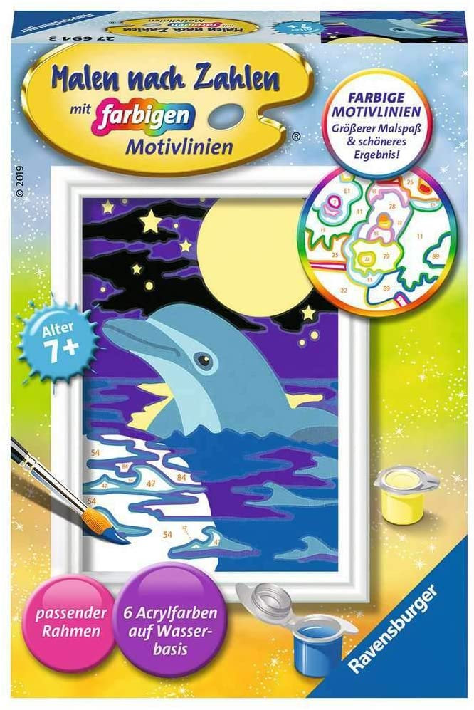 Ravensburger Paint by Numbers, Multicoloured, Small
