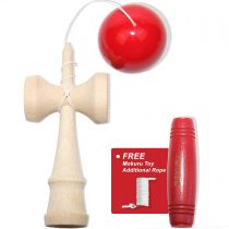 EasY FoxY ToY Wooden-Kendama-Mokuru-Toy 100% Party Fun Guaranteed; Alternative For Computer Gaming Insanity For Children and Adolescents