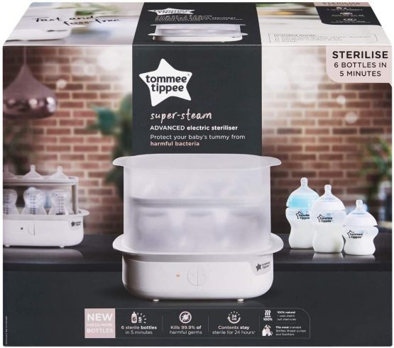 Tommee Tippee Super Steam Advanced Electric Steriliser, White - Image 2
