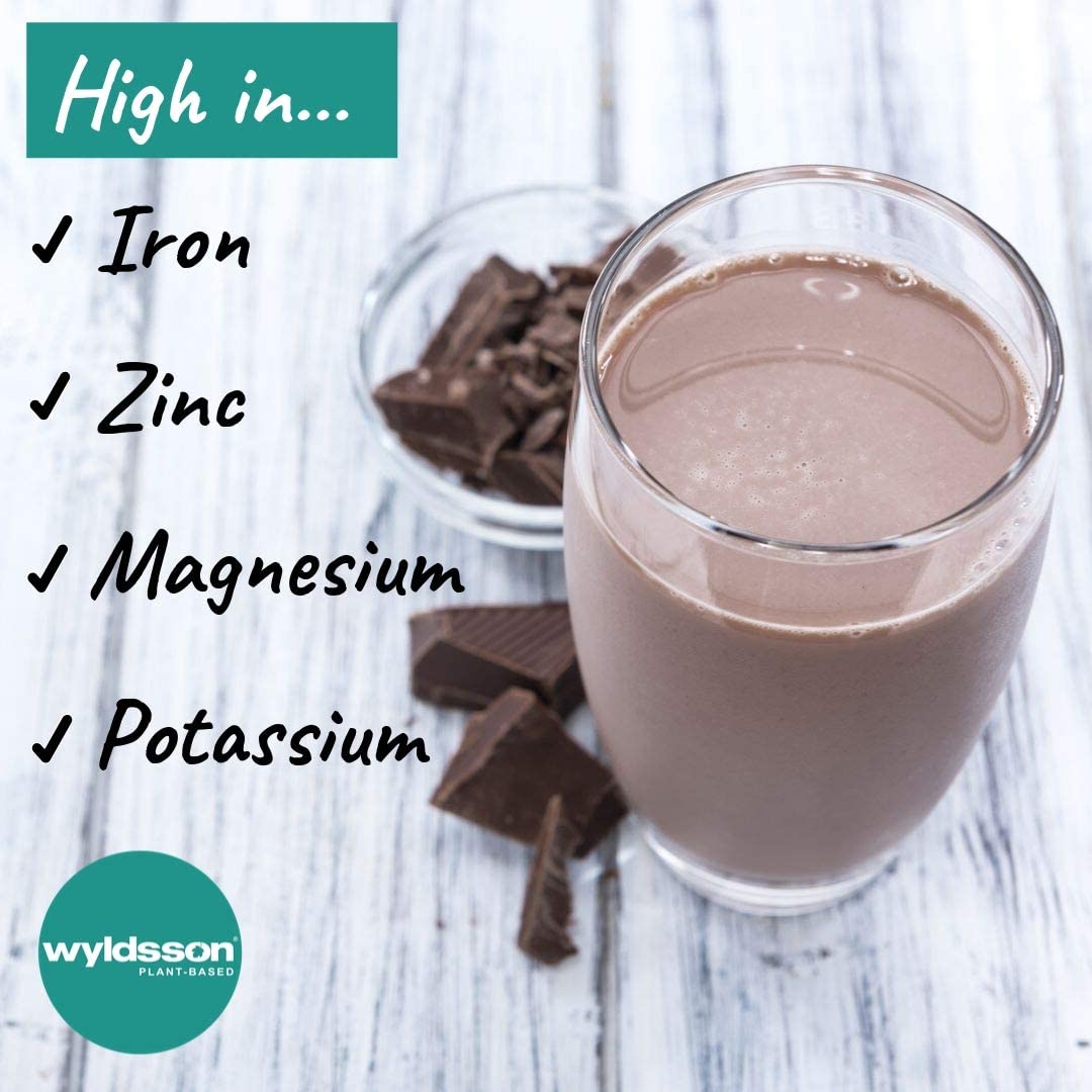 Vegan Protein Powder (1kg), 28 Servings, EarthChamp by Wyldsson, Plant Based Chocolate Protein Powder Shake, Dairy Free - Image 4