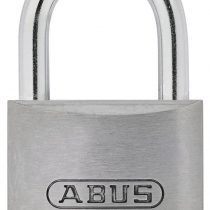 ABUS 79262 Rock Padlock/Lock with Key, Silver/Blue, 40mm