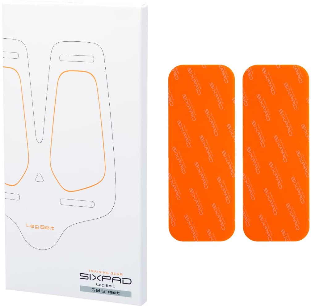 SIXPAD Unisex’s Leg Belt Gel Sheet Pack, Orange, One Size – BigaMart