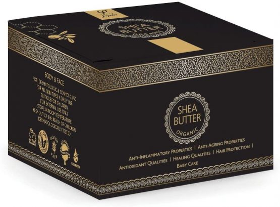 Fysio Organic Shea Butter Natural Body Moisturiser with Olive Oil, Beeswax, Argan Oil 250ml - Image 3
