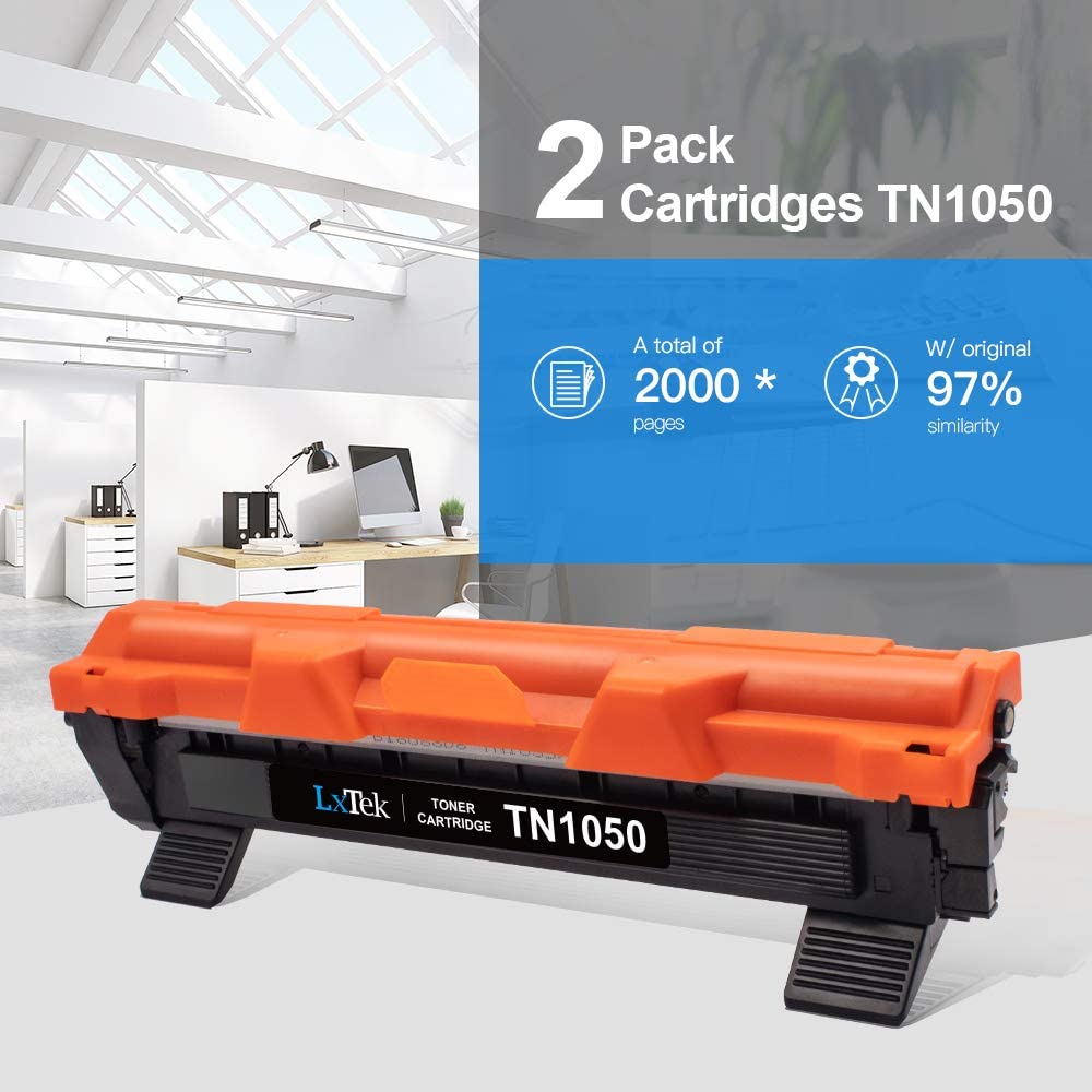 TN1050 Toner Cartridge Compatible with Brother TN-1050 TN1050 for DCP-1510 DCP-1610W DCP-1612W DCP-1512 MFC-1910W MFC-1810 HL-1212W HL-1210W HL-1210W -11122 (Black - Image 3