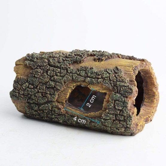 hygger Fish Tank Ornament, Aquarium Resin Cave Ornaments Fish Tank Decorations Tree Log For Hiding - Image 4