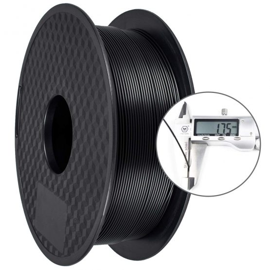 PLA Filament 1.75mm Black, GEEETECH New 3D Printing Filament PLA for 3D Printer and 3D Pen, 1kg 1 Spool - Image 3