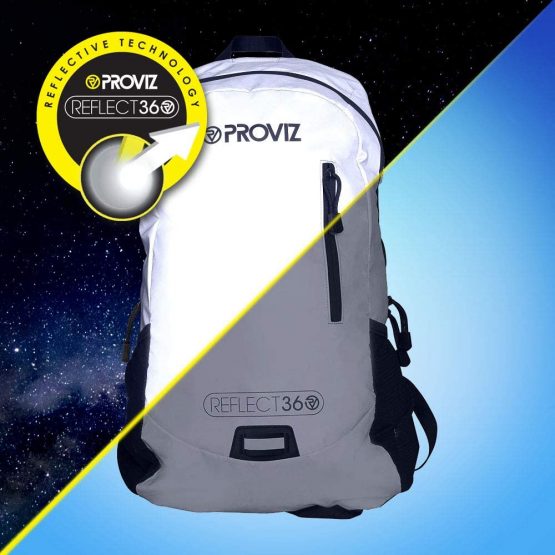 Proviz Sports Reflect360 100% Reflective High-Viz Highly Water Resistant Backpack/Rucksack, Great for Sports + Cycling - Image 3