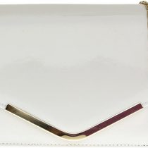 Girly HandBags Patent Faux Leather Envelope Clutch Bag Shoulder Bag Party
