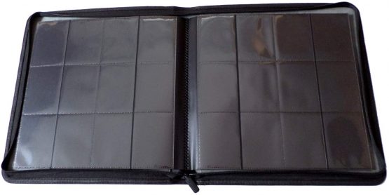 Docsmagic Premium Pro-Player 4-Pocket Zip-Album Dark Green - 160 Card Binder - MTG - PKM - YGO - Image 4