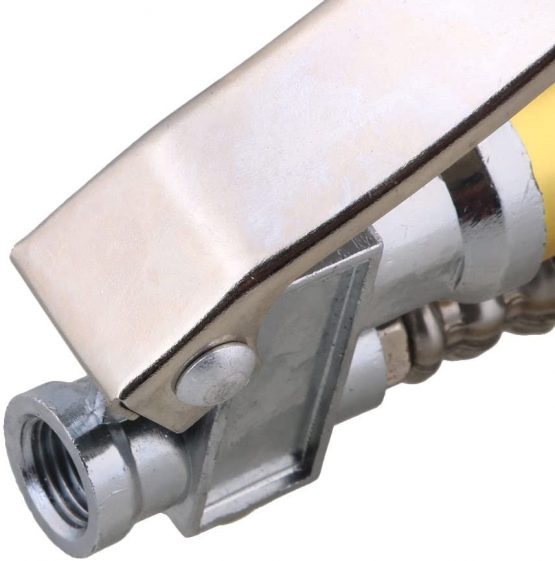 BQLZR Car Van Truck Tyre Tire Air Line Inflator Dial Pressure Meter Gauge Compressor For Chuck Cars Trucks 220 PSI - Image 4