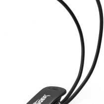 TIGER ‎MSL28-BK Music Stand Light with Dual Head with 2x LEDs Black