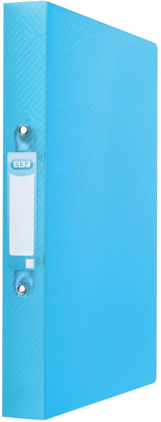 ELBA Urban Ring Binder Plastic DIN A4 Spine Width 10 Blau, 4 cm Rücken - Image 2
