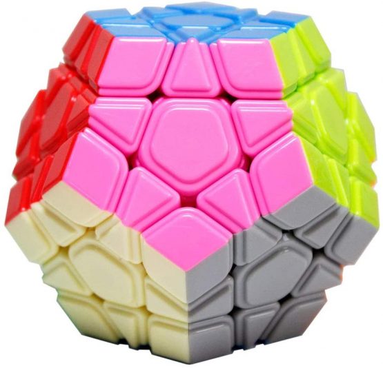 Moyu FunnyGoo MoFangJiaoShi MFJS 4 Different Puzzle Cube Set: 3x3 Pyramid magic puzzles cubes + 3 layer Dodecahedron + Skewb Cube + SQ1 magic puzzles cubes (Multicolor Stickerless) - Image 4