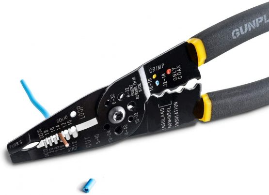 Gunpla Wire Stripper Multi-Function Tool for Cutting Cables Screws Comfortable Gripping Serrate Nose Crimper Cutter Plier Stripping Wires and Crimping Terminals and Connections 8 inch / 200mm - Image 3