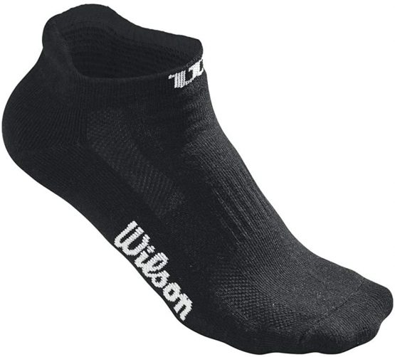 Wilson W No Show 3PR/PK Tennis Socks, Women, Black (Black), One Size