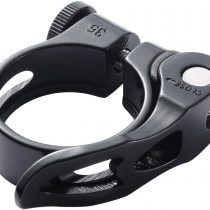 Quick Release Bicycle Seatpost Clamp,31.8mm Black