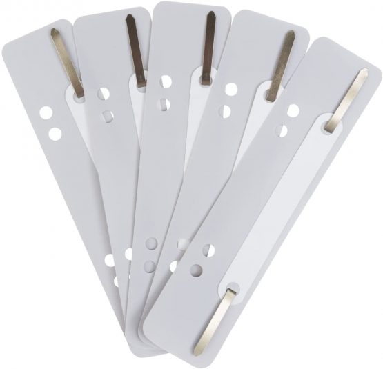 Elba 27591GR Filing Strips Short for DIN A4 and A5 PP Pack of 100 Grey - Image 2