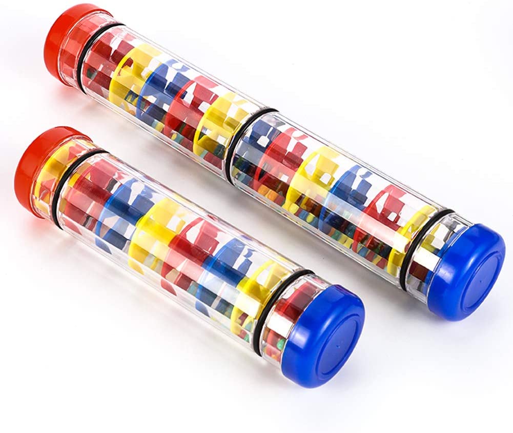 limewie 2 Pack Rainmaker Kids Mini Education Rainmaker Toys Rain Stick Shaker Music Sensory Auditory Instrument Toy for Child - Image 4