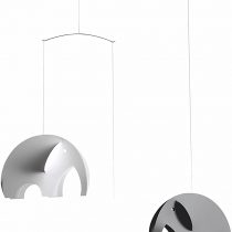 Flensted Mobiles Olephants Black, White and Grey 3D Mobile